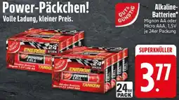 Edeka Gut & Günstig Alkaline Batterien Angebot