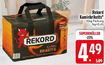 Edeka Rekord Kaminbriketts Angebot