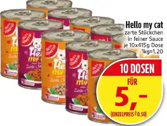 Edeka Gut & Günstig Hello my cat Angebot