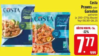 Edeka Costa Prawns oder Garnelen Angebot