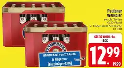 Edeka Paulaner Weißbier Angebot