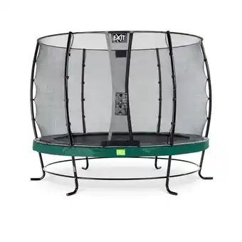 Netto Marken-Discount EXIT Elegant 305 (10ft) RUND + Sicherheitsnetz Economy grün Angebot
