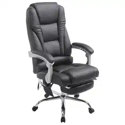 Netto Marken-Discount TPFLiving Bürostuhl Pacira Kunstleder mit Massagefunktion Schwarz Angebot
