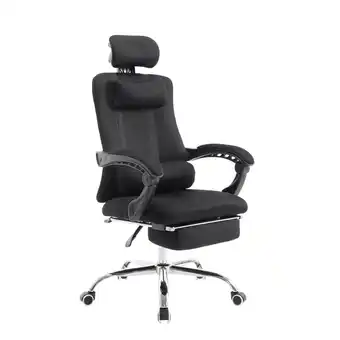 Netto Marken-Discount TPFLiving Bürostuhl Fellow Stoff in Netzoptik Schwarz Angebot