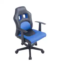 Netto Marken-Discount TPFLiving Kinder Bürostuhl Funny Kunstleder Schwarz/Schwarz Angebot