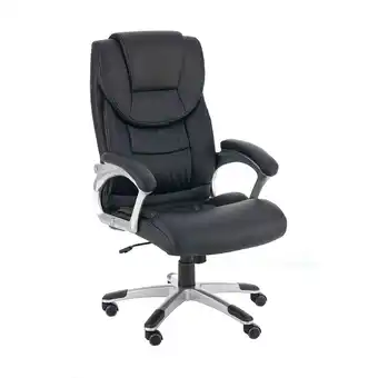 Netto Marken-Discount TPFLiving Bürostuhl Texum Kunstleder Schwarz Angebot