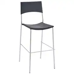 Netto Marken-Discount TPFLiving Barhocker Gent Gestell Metall in Chromoptik Kunststoff Creme Angebot
