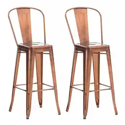 Netto Marken-Discount TPFLiving 2er Set Barhocker Adnan Gold Angebot
