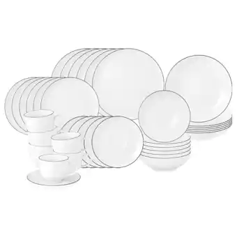 Netto Marken-Discount Seltmann Weiden Komplett-Service Lido Black Line 36er Set Angebot