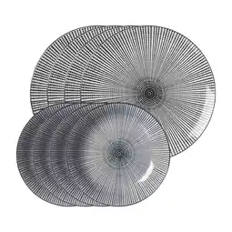 Netto Marken-Discount Ritzenhoff & Breker Tafelservice Takeo Stripes 8er Set Angebot