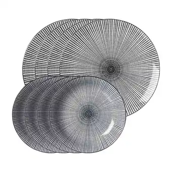 Netto Marken-Discount Ritzenhoff & Breker Tafelservice Takeo Stripes 8er Set Angebot