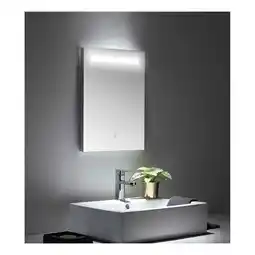 Netto Marken-Discount Posseik LED Spiegel 45x60 cm mit Touch Bedienung Angebot