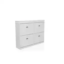 Netto Marken-Discount hjh LIVING Schuhschrank ESTHA 4 MDF, lackiert Angebot