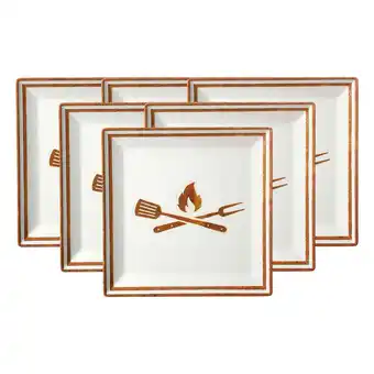 Netto Marken-Discount Ritzenhoff & Breker Speiseteller Rusty 26 x 26 cm 6er Set Angebot