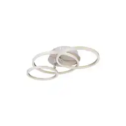 Netto Marken-Discount LED Deckenleuchte, Ring Design, silber, L 50 cm Angebot