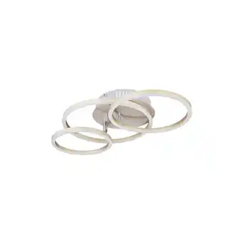 Netto Marken-Discount LED Deckenleuchte, Ring Design, silber, L 50 cm Angebot