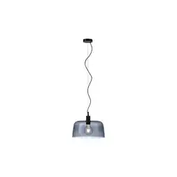 Netto Marken-Discount Hängeleuchte, Glas rauch, schwarz, Höhenverstellbar, H 150cm Angebot