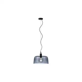 Netto Marken-Discount Hängeleuchte, Glas rauch, schwarz, Höhenverstellbar, H 150cm Angebot