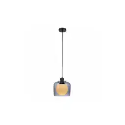 Netto Marken-Discount Pendelleuchte, Rauchglas, Retro, schwarz, H 150cm Angebot