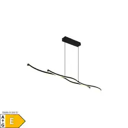 Netto Marken-Discount LED Pendelleuchte, Metall, Schwarz, L 110,4 cm Angebot