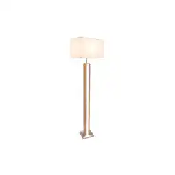 Netto Marken-Discount LED Stehleuchte, Holz Eiche, Textil, LED Stripe, H 150 cm Angebot