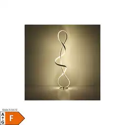 Netto Marken-Discount LED Stehleuchte, silber, Kristalle, H 132,5 cm Angebot