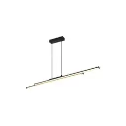 Netto Marken-Discount LED Hängeleuchte schwarz matt, opal, H 120 cm Angebot