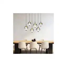 Netto Marken-Discount LED Hängeleuchte schwarz, Glaskugel rauch, H 120 cm Angebot