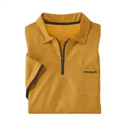 Netto Marken-Discount Reusch Herren Funktionspolo mit Zipper / gelb / Größe XXXL Angebot
