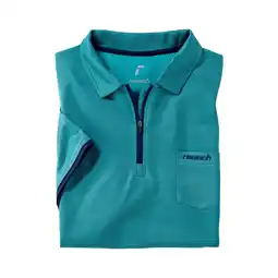 Netto Marken-Discount Reusch Herren Funktionspolo mit Zipper / petrol / Größe XXXL Angebot