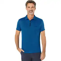 Netto Marken-Discount Reusch Herren Funktionspolo mit Zipper / blau / Größe XL Angebot