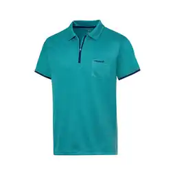 Netto Marken-Discount Reusch Herren Funktionspolo mit Zipper / petrol / Größe L Angebot