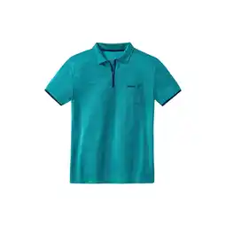 Netto Marken-Discount Reusch Herren Funktionspolo mit Zipper / petrol / Größe XL Angebot