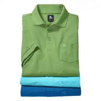 Netto Marken-Discount Otto Kern 3er Pack Herren Poloshirts Regular-Fit / bunt / Größe XXXL Angebot