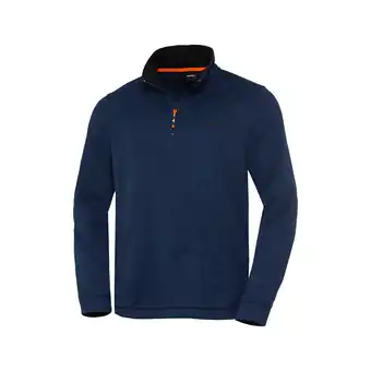 Netto Marken-Discount Nordcap Strickfleece-Troyer unisex / blau / Größe S Angebot