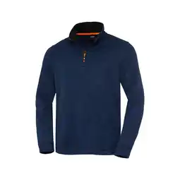 Netto Marken-Discount Nordcap Strickfleece-Troyer unisex / blau / Größe XL Angebot