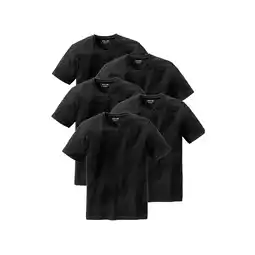 Netto Marken-Discount Otto Kern 5er Pack Herren T-Shirts V-Ausschnitt 100% Baumwolle / schwarz / Größe XXXL Angebot