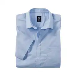 Netto Marken-Discount OTTO KERN Herren Baumwollhemd kurzarm / hellblau / Größe 39/40 Angebot