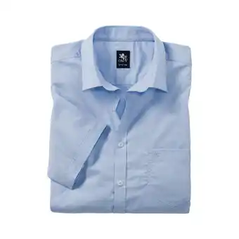Netto Marken-Discount OTTO KERN Herren Baumwollhemd kurzarm / hellblau / Größe 39/40 Angebot