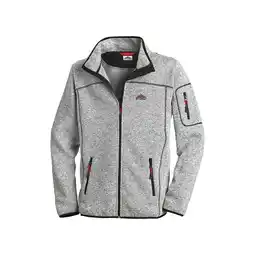 Netto Marken-Discount Stubai Herren Strickfleecejacke / grau-melé / Größe XL Angebot