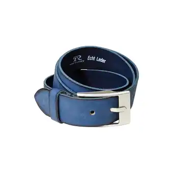 Netto Marken-Discount Tom Ramsey Ledergürtel im Vintage-Look / blau / Länge 115 Angebot