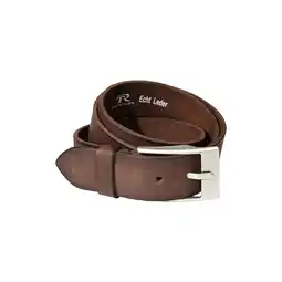 Netto Marken-Discount Tom Ramsey Ledergürtel im Vintage-Look / braun / Länge 130 Angebot