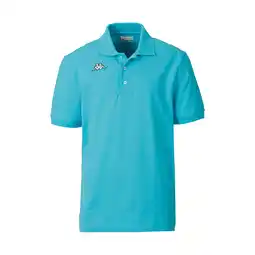 Netto Marken-Discount Kappa Poloshirt kurzarm unisex / türkis / Größe L Angebot