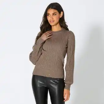 NKD Damen-Pullover mit Pailletten besetzt Angebot