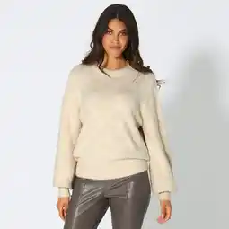 NKD Damen-Jacquardpullover mit Rundhalsausschnitt Angebot