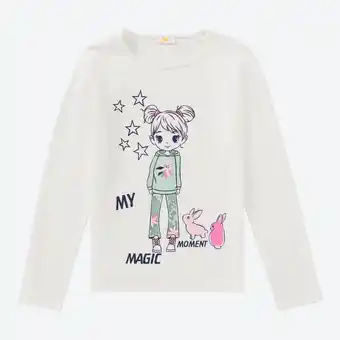 NKD Kinder-Mädchen-Shirt mit Glitzerdruck Angebot