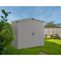 toom Baumarkt EcoStar Gerätehaus 'Euroline ESD3 Trend-Sk' graualuminium 237 x 133 x 203 cm, Doppeltür Angebot