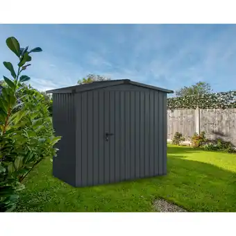 toom Baumarkt EcoStar Gerätehaus 'Euroline ESD3 Trend-Sk' anthrazitgrau 237 x 133 x 203 cm, Einzeltür Angebot