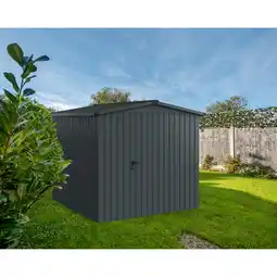 toom Baumarkt EcoStar Gerätehaus 'Euroline ESD5 Trend-Sk' anthrazitgrau 237 x 229 x 203 cm, Einzeltür Angebot