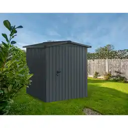 toom Baumarkt EcoStar Gerätehaus 'Euroline ESD2 Trend-Sk' anthrazitgrau 189 x 181 x 199 cm, Einzeltür Angebot